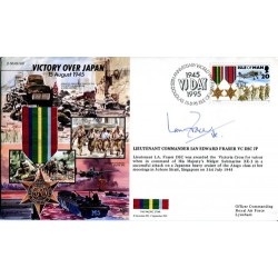 WW2 hero Ian Fraser VC signed VJ-Day signed cover
