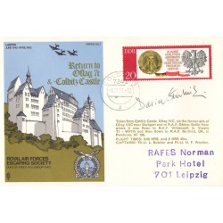 Colditz FDC signed by SAS founder David Stirling Colditz FDC signed by SAS founder David Stirling