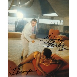 007 James Bond movie Diamonds are Forever photo signed by actress Trina Parks 007 James Bond movie Diamonds are Forever photo signed by actress Trina Parks