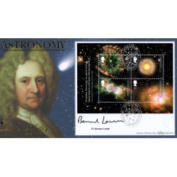 Jodrell Bank astronomer Sir Bernard Lovell signed Benham Astronomy FDC Jodrell Bank astronomer Sir Bernard Lovell signed Benham Astronomy FDC