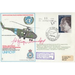 1st President of Cyprus Archbishop Makarios signed United Nations cover 1st President of Cyprus Archbishop Makarios signed United Nations cover
