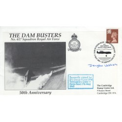 617 Squadron Dambusters cover signed by Dams Raid veteran Douglas Webb 617 Squadron Dambusters cover signed by Dams Raid veteran Douglas Webb