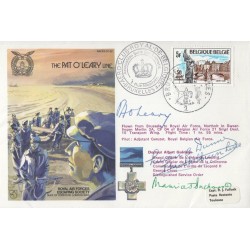 RAF Escaping Society FDC signed by Pat O'Leary, Lucien Dumais and SOE chief Maurice Buckmaster RAF Escaping Society FDC signed by Pat O'Leary, Lucien Dumais and SOE chief Maurice Buckmaster