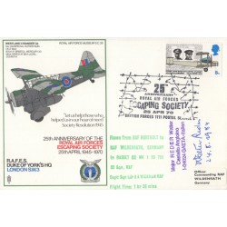 RAF Escaping Society cover signed by SS Totenkopf commander Major Walter Reder RAF Escaping Society cover signed by SS Totenkopf commander Major Walter Reder