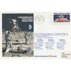 NASA Space Programme cover signed by The Right Stuff author Tom Wolfe