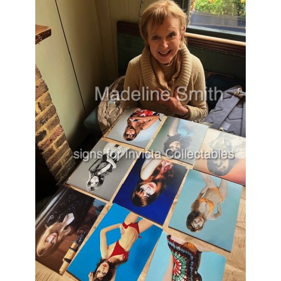 007 Bond girl Madeline Smith signed Live & Let Die photo See proof! 007 Bond girl Madeline Smith signed Live & Let Die photo See proof!