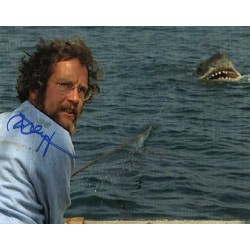 Actor Richard Dreyfuss signed 8x10 photo from the film Jaws Actor Richard Dreyfuss signed 8x10 photo from the film Jaws