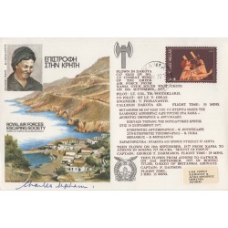 Double Victoria Cross recipient Charles Upham VC signed cover Double Victoria Cross recipient Charles Upham VC signed cover