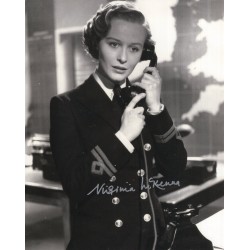 The Cruel Sea 8x10 war movie photo signed by actress Virginia McKenna