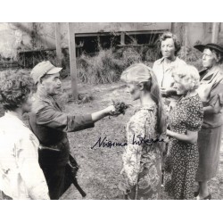 A Town Like Alice war movie scene 8x10 photo signed by actress Virginia McKenna
