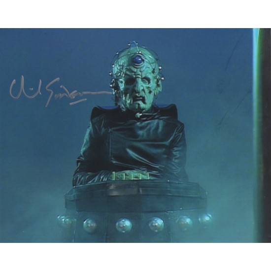 Doctor Who 8x10 photo signed by actor David Gooderson as Davros